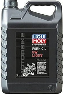 Масло для вилок и амортизаторов LIQUI MOLY Motorbike Fork Oil Light 5W 5 л 1623 синтетическое [1623]