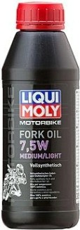 Масло для вилок и амортизаторов LIQUI MOLY Motorbike Fork Oil Medium/Light 7,5W 0,5 л 3099 синтетическое [3099]