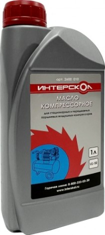 Масло компрессорное ИНТЕРСКОЛ КМ 100 1 л [2600 010]