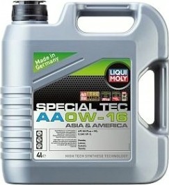Масло моторное LIQUI MOLY SAE 0W16 Special Tec AA 4 л 21327 синтетическое [21327]