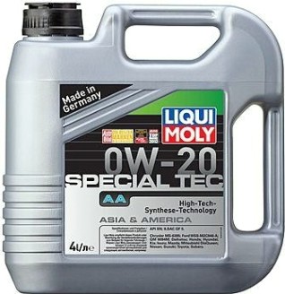 Масло моторное LIQUI MOLY SAE 0W20 Special Tec AA 4 л 8066/9705 синтетическое [9705/8066]