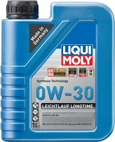 Масло моторное LIQUI MOLY SAE 0W30 Leichtlauf Longtime 1 л 39038 синтетическое [39038]