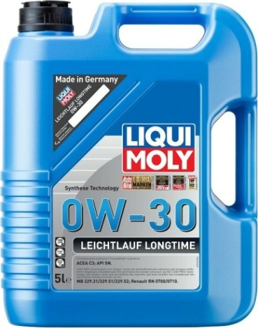 Масло моторное LIQUI MOLY SAE 0W30 Leichtlauf Longtime 5 л 39040 синтетическое [39040]