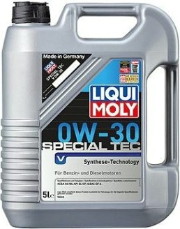 Масло моторное LIQUI MOLY SAE 0W30 Special Tec V 5 л 2853 синтетическое [2853]