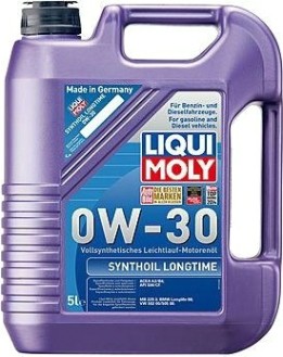 Масло моторное LIQUI MOLY SAE 0W30 Synthoil Longtime 5 л 8977 синтетическое [8977/1172]