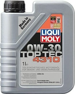 Масло моторное LIQUI MOLY SAE 0W30 Top Tec 4310 1 л 2361 синтетическое [2361]