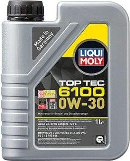 Масло моторное LIQUI MOLY SAE 0W30 Top Tec 6100 1 л 20777 синтетическое [20777]