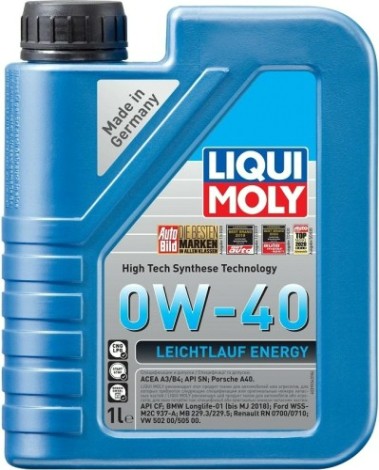 Масло моторное LIQUI MOLY SAE 0W40 Leiсhtlauf Energy 1 л 39034/21222 синтетическое [39034/21222]