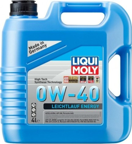 Масло моторное LIQUI MOLY SAE 0W40 Leiсhtlauf Energy 4 л 39035/20740 синтетическое [39035/20740]