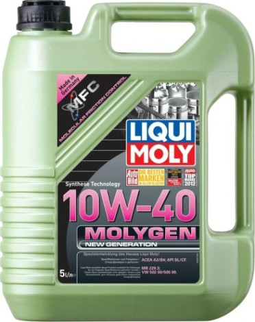 Масло моторное LIQUI MOLY SAE 10W40 Molygen New Generation 5 л 9061/9951 синтетическое [9951/9061]