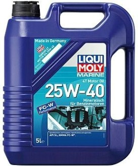 Масло моторное LIQUI MOLY SAE 25W40 Marine 4T Motor Oil 5 л 25027 [25027]
