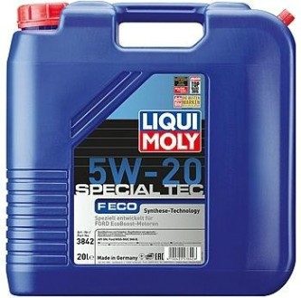 Масло моторное LIQUI MOLY SAE 5W20 Special Tec F ECO 20 л 3842 синтетическое [3842]
