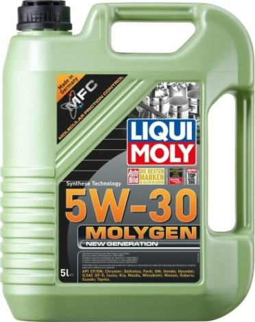 Масло моторное LIQUI MOLY SAE 5W30 Molygen New Generation 5 л 9043/9952 синтетическое [9952A]