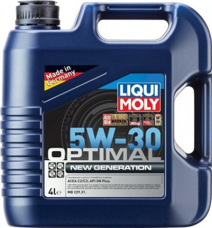 Масло моторное LIQUI MOLY SAE 5W30 Optimal New Generation 4 л 39031 синтетическое [39031]