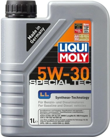 Масло моторное LIQUI MOLY SAE 5W30 Special Tec LL 1 л 8054 синтетическое [8054/2447]