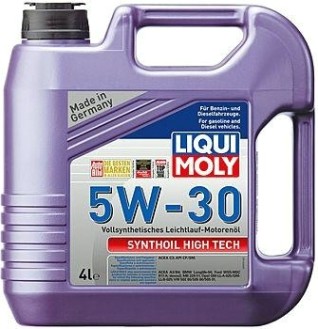 Масло моторное LIQUI MOLY SAE 5W30 Synthoil High Tech 4 л 9076/20958 синтетическое [9076/20958]