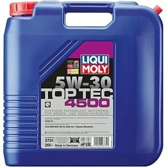 Масло моторное LIQUI MOLY SAE 5W30 Top Tec 4500 20 л. 3731 синтетическое [3731]