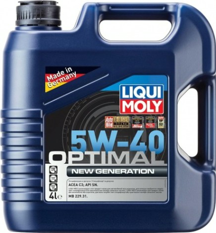 Масло моторное LIQUI MOLY SAE 5W40 Optimal New Generation 4 л 39033 синтетическое [39033]