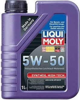 Масло моторное LIQUI MOLY SAE 5W50 Synthoil High Tech 1 л 9066 синтетическое [9066]
