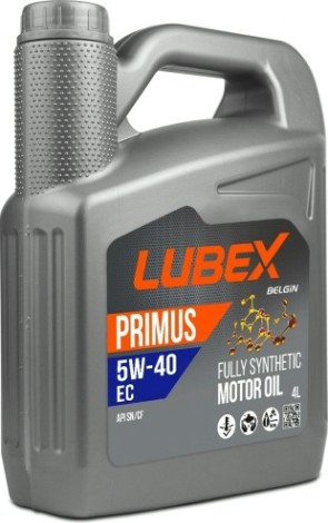 Масло моторное Lubex PRIMUS EC 5W40 4 л. синтетическое [L034-1312-0404]