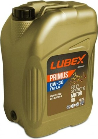 Масло моторное Lubex PRIMUS FM-LA 0W30 10,5 л. синтетическое [L034-1314-0105]