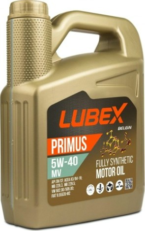 Масло моторное Lubex PRIMUS MV 5W40 5 л. синтетическое [L034-1325-0405]