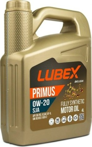 Масло моторное Lubex PRIMUS SJA 0W20 4 л. синтетическое [L034-1331-0404]