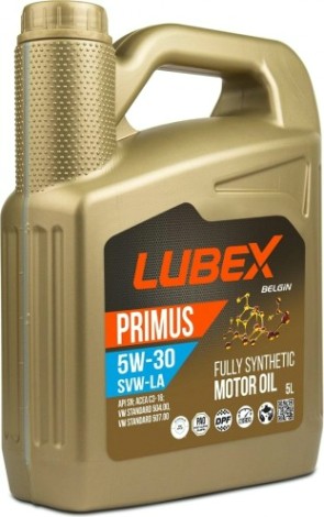 Масло моторное Lubex PRIMUS SVW-LA 5W30 5 л. синтетическое [L034-1334-0405]