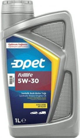 Масло моторное OPET Fulllife 5W30 1 л синтетическое [601368769]