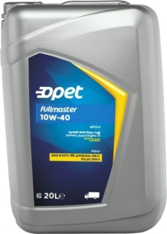 Масло моторное OPET Fullmaster 10W40 20 л синтетическое [601215483]