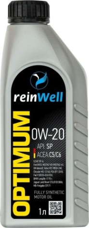 Масло моторное REINWELL 0W20 ILSAC GF-6/API SP 1 л синтетическое [4944]