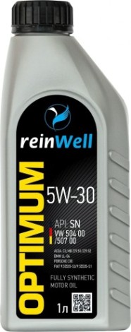 Масло моторное REINWELL 5W30 VW 504.00/507.00 1 л синтетическое [4943]