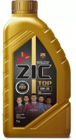 Масло моторное ZIC TOP 0W30 1 л [132680]