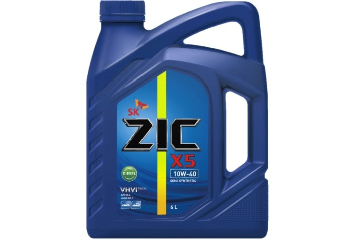 Масло моторное ZIC X5 DIESEL 10W40 6 л [172660]