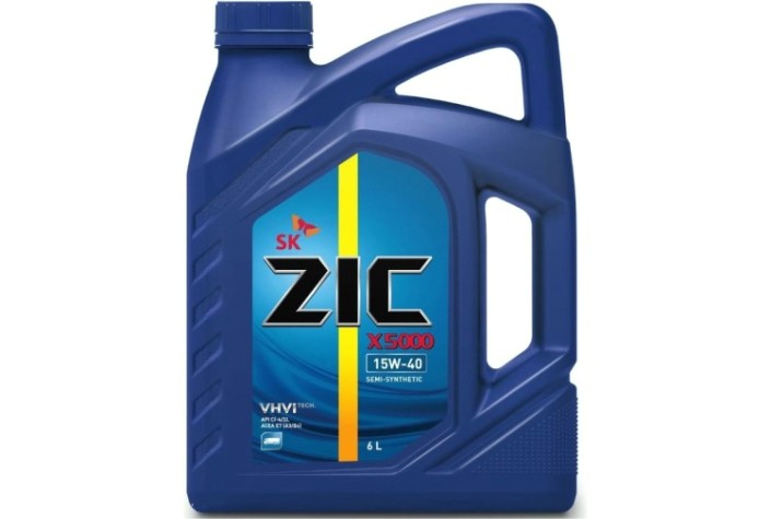 Масло моторное ZIC X5000 15W40 6 л [172604]