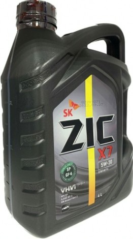 Масло моторное ZIC X7 5W30 4 л [162675]