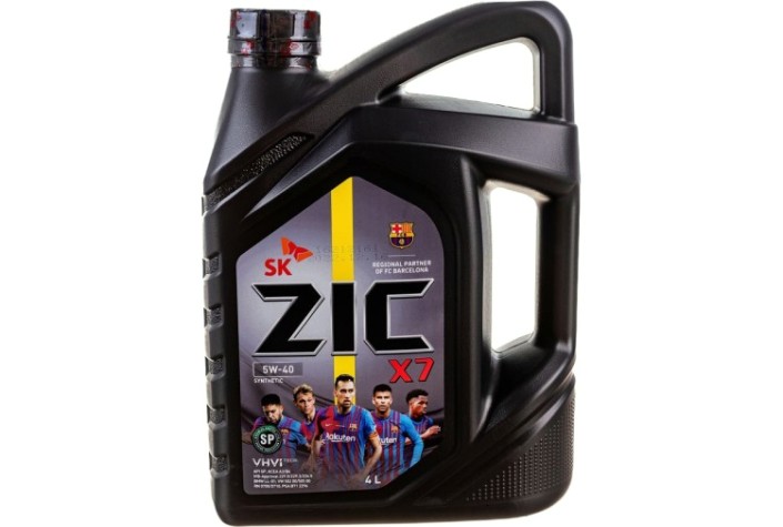 Масло моторное ZIC X7 5W40 4 л [162662]
