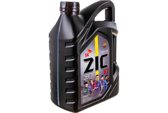 Масло моторное ZIC X7 5W40 4 л [162662]
