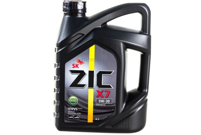 Масло моторное ZIC X7 DIESEL 5W30 4 л [162610]