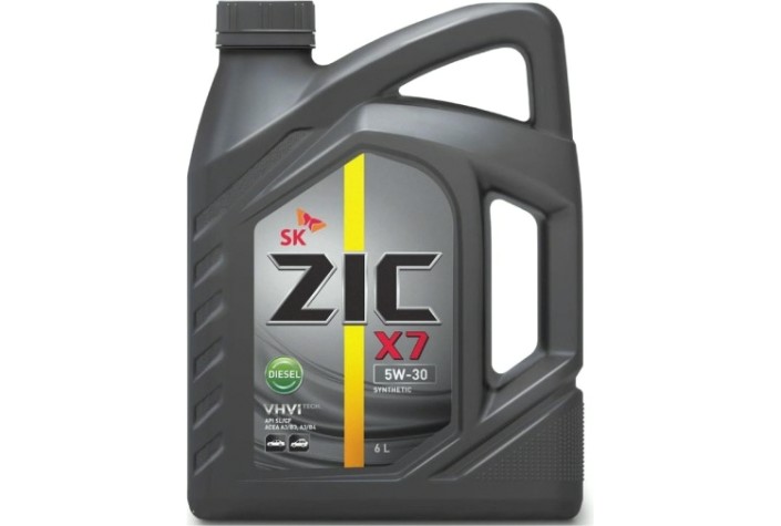Масло моторное ZIC X7 DIESEL 5W30 6 л [172610]