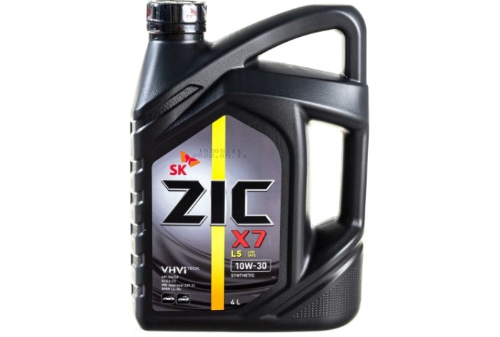 Масло моторное ZIC X7 LS 10W30 4 л [162649]