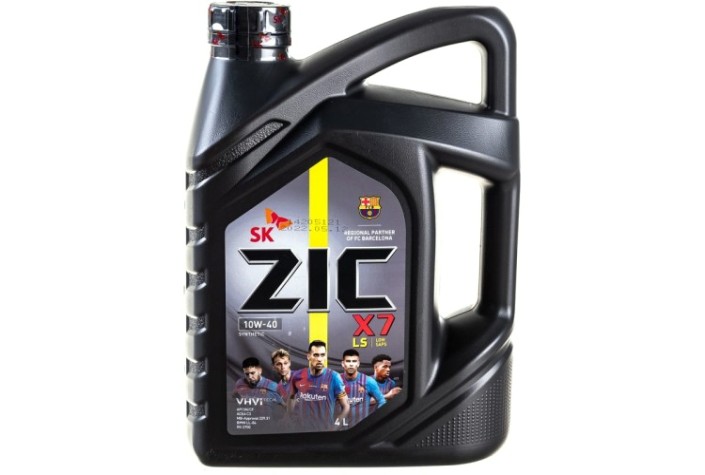 Масло моторное ZIC X7 LS 10W40 4 л [162620]