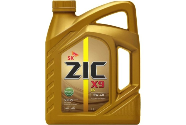 Масло моторное ZIC X9 LS 5W40 Diesel 4 л [162609]