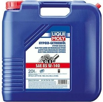 Масло трансмиссионное LIQUI MOLY 85W140 Hypoid-Getriebeoil GL-5 20 л 1027 [1027]