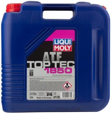 Масло трансмиссионное LIQUI MOLY Top Tec ATF 1850 для АКПП 20 л 21739 [21739]