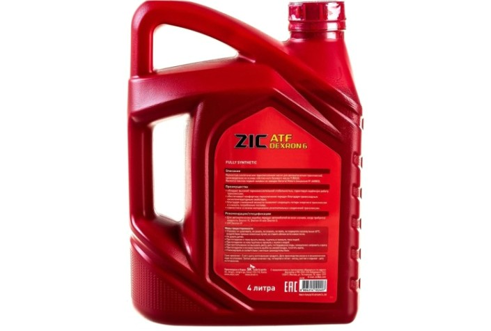 Масло трансмиссионное ZIC ATF DEXRON 6 4 л [162630]