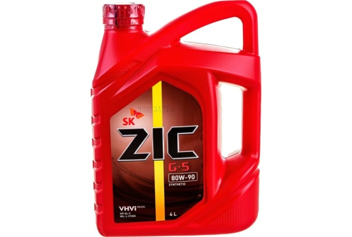 Масло трансмиссионное ZIC G-5 80W90 GL-5 4 л [162633]
