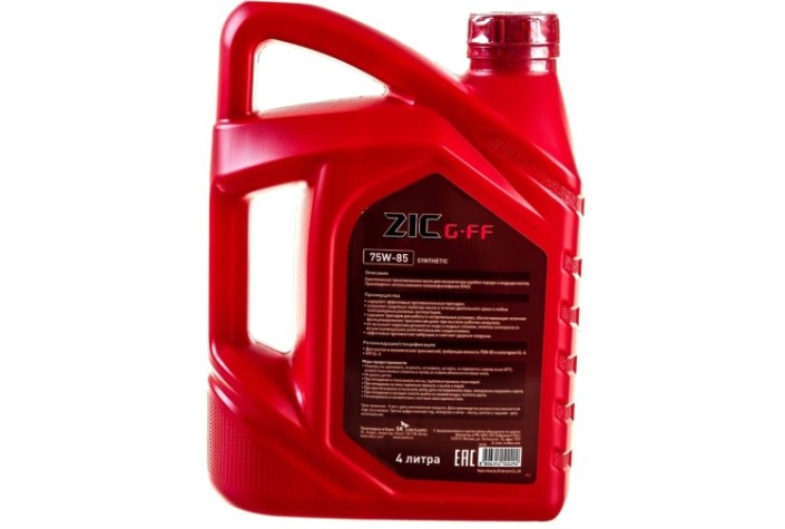 Масло трансмиссионное ZIC G-FF 75W85 GL-4 4 л [162626]