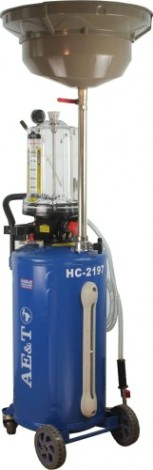 Маслосборная установка AE&T HC-2197 пневмо, объем 76 л (сбор и замена масла)