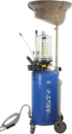 Маслосборная установка AE&T HC-2197 пневмо, объем 76 л (сбор и замена масла)